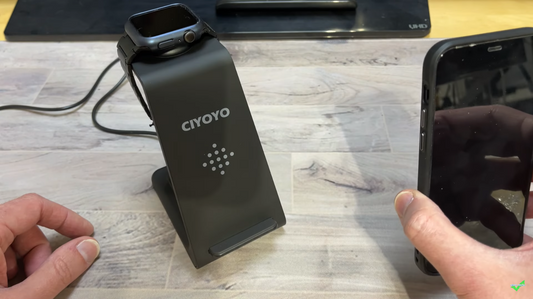 Ciyoyo 3 in 1 Fast Wireless Qi Charging Stand
